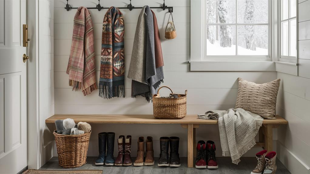 efficient winter gear organization